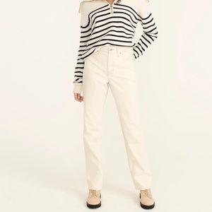 NWT J. Crew Slouchy boyfriend jean in ecru wash